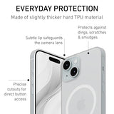 PEEL Magnetic Case for iPhone 15 (Clear) – Embedded Magnet Compatible with MagSafe, Thin Minimalist Design, Ultra Slim – Protects and Showcases Your Device Clear iPhone 15