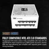 Thermaltake Toughpower GF3 Snow Edition 1200W 80+ Gold Full Modular SLI/Crossfire Ready ATX 3.0 Power Supply PCIe Gen.5 600W 12VHPWR Connector Included PS-TPD-1200FNFAGU-N 10 Year Warranty