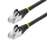 StarTech.com 50ft Black CAT6a Ethernet Cable, Snagless RJ45, 10GbE, 100W PoE++, S/FTP, 500MHz, 27AWG Pure Bare Copper, LSZH Black 50 ft.
