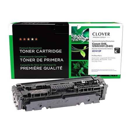 Clover Remanufactured Toner Cartridge Replacement for Canon 046 (1250C001) | Black
