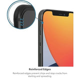 ZAGG InvisibleShield Glass Elite VisionGuard- for iPhone 12 Pro, iPhone 12, iPhone 11, iPhone XR - Impact Protection, Scratch Resistant, Fingerprint Resistant, clear (200106669) iPhone 12 / 12 Pro Screen Protector