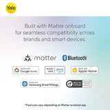 Yale Ash Keyed Deadbolt Smart Lock with Google Matter, YRD510-MT1-ASH