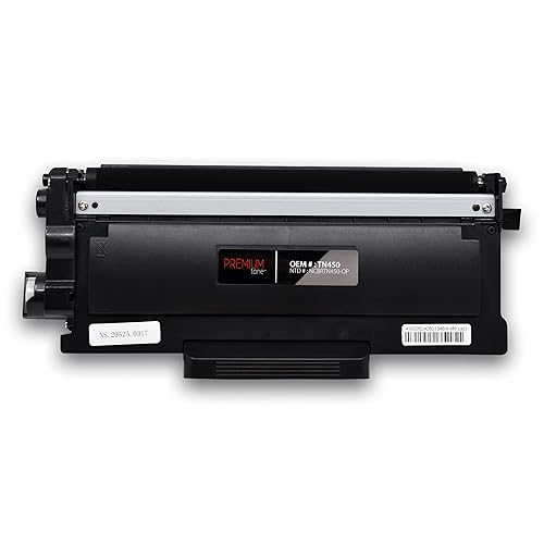 Premium Tone 3-Pack Replacement for Brother TN450 TN-450 - Black Toner