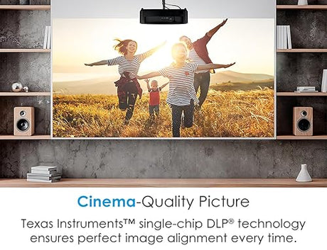 Optoma HD146X High Performance Projector for Movies & Gaming | Bright 3600 Lumens | DLP Single Chip Design | Enhanced Gaming Mode 16ms Response Time HD146X (Latest, Standard Throw, Lamp, 3600 Lm)