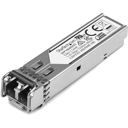 StarTech.com MSA Uncoded Compatible SFP Module - 1000BASE-ZX - 1GbE Single Mode Fiber (SMF) Optic Transceiver - 1GE Gigabit Ethernet SFP - LC 70km - 1550nm - DDM (SFP1000ZXST) 1000Base-ZX Single