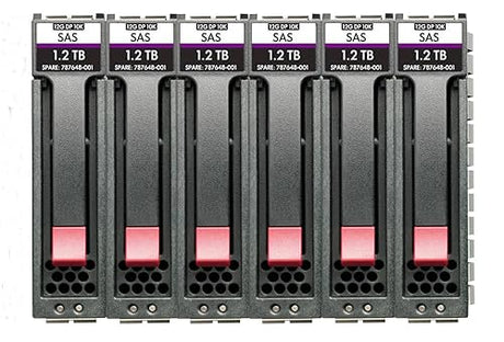 Aruba a Hewlett Packard Enterprise company HPE MSA 7.2TB SAS 10K SFF M2 6pk HDD BDL
