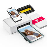 Liene 4x6'' Photo Printer, Wi-Fi Picture Printer, 20 Sheets, Full-Color Photo, Instant Photo Printer for iPhone, Android, Smartphone, Thermal dye Sublimation, Portable Photo Printer for Home Use Printer/20 Sheets