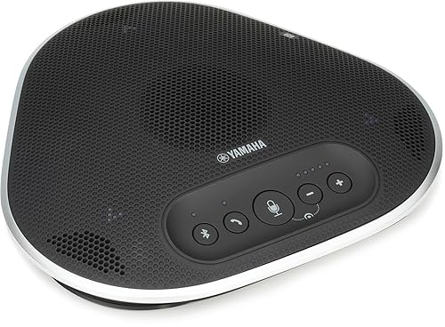 Yamaha YVC-330 Portable USB & Bluetooth Conference Phone Featuring. SoundCap Technology Black