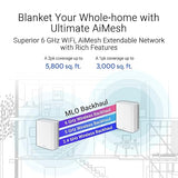 ASUS ZenWiFi BT6 Tri-Band WiFi 7 Mesh, 9.4 Gbps, 7600 sq.ft. (3pk), 2.5G WAN Port, Security and Parental Controls Included, Smart Home Master SSIDs, 4G & 5G Mobile Tethering BT6(W-3-PK)
