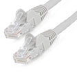 StarTech.com 25ft (7.6m) CAT6 Ethernet Cable - LSZH (Low Smoke Zero Halogen) - 10 Gigabit 650MHz 100W PoE RJ45 UTP Network Patch Cord Snagless w/Strain Relief - Gray CAT 6, ETL Verified (N6LPATCH25GR)