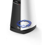 Lasko Oscillating Bladeless Ceramic Tower Space Heater for Home with Enhanced Safety, Adjustable Thermostat, Filter, Timer and Remote Control, 27 Inches, Silver, 1500W, AW300