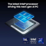 SAMSUNG 15.6 Galaxy Book5 360 Copilot+ PC, AI Business Laptop, Windows 11 Pro, Intel Core Ultra 7 Processor 256V, FHD AMOLED Touchscreen, 16GB/512GB, 2025 Model, NP754QHA-KA2US, Gray Intel Core Ultra 7 Processor 256V 15.6 Inch Business PC Gray