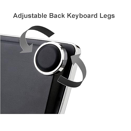 Adesso Retro Desktop Mechanical Typewriter-Style Keyboard Metal Base and Chrome Keycaps Anti Ghosting AKB-636UB Silver