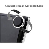 Adesso Retro Desktop Mechanical Typewriter-Style Keyboard Metal Base and Chrome Keycaps Anti Ghosting AKB-636UB Silver