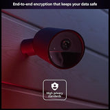 Philips Hue Secure Battery-Powered Smart Home Security Camera, White - 1 Pack - 1080P HD Video - Night Vision - Motion Detection - Two-Way Talk - Indoor/Outdoor - Weatherproof - Works with Hue App