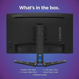 Lenovo Legion R27fc-30 Gaming Monitor - 27 1920 x 1080 Curved Display - 240 Hz - AMD Free Sync - Low Blue Light Certified - Built-in-Speakers - HDMI - VGA - Tilt & Swivel Stand
