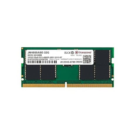 Transcend SO-DIMM Memory Module 32GB DDR5 4800MHz - JM4800ASE-32G