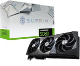 MSI Gaming RTX 5080 16G SUPRIM SOC Graphics Card (16GB GDDR7, 256-bit, Extreme Clock TBD MHz, DisplayPort x 3 2.1a, HDMI 2.1b, NVIDIA Blackwell Architecture)