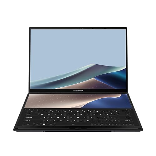 ASUS Zenbook Duo (2024), Dual 14” FHD OLED Touch Laptop, Intel Evo Certified, Intel Core Ultra 7 155H CPU, Intel Arc Graphics, 16GB Memory, 1TB SSD, Windows 11 Home, UX8406MA-DS71T-CA