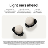 Google Pixel Buds Pro 2 - Noise Canceling Earbuds - Up to 31 Hour Battery Life with Charging Case - Bluetooth Headphones - Compatible with Android - Hazel