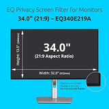 Kensington EQ Privacy Screens Filter 34 inch 21:9