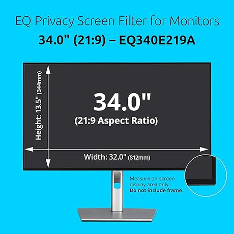 Kensington EQ Privacy Screens Filter 34 inch 21:9