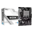 ASRock N100M Micro ATX (280) Motherboards - Intel, 1 DDR4 DIMM, 2 SATA3, 1 M.2
