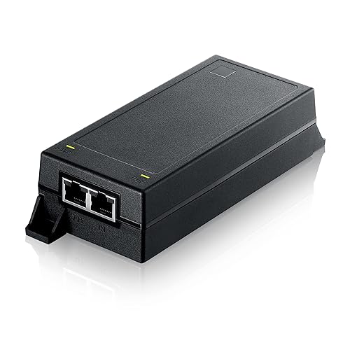 Zyxel Single 1-2.5-10G MultiGig 802.3bt PoE++ Injector [POE12-60W] Up to 5G | PoE++ 60W