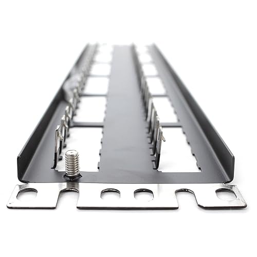 Panduit CP48BLY 48-Port Flat Patch Panel, Black