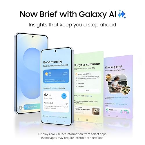 SAMSUNG Galaxy S25 Cell Phone, 256GB Smartphone, Unlocked Android, AI Night Mode Camera, Snapdragon 8 Elite Fast Processor, ProScaler Display, 4000mAh Battery, 2025, US 1 Yr Warranty, Silver Shadow Silver Shadow 256GB S25 Phone Only