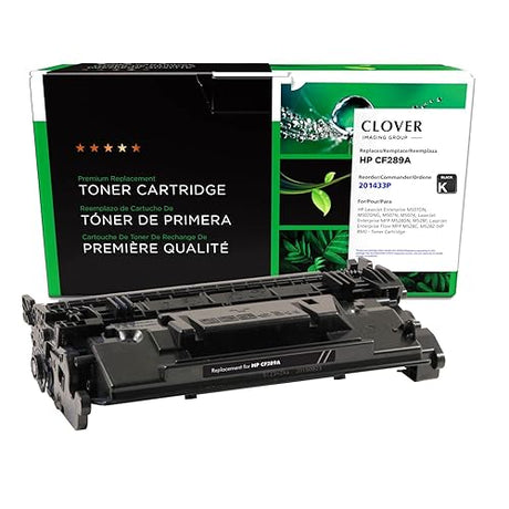 Clover Remanufactured Extended Yield Toner Cartridge Replacement for HP CF289A | Black