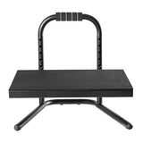 Height Adjustable Steel Footrest with Handle