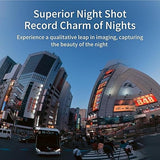 KanDao QooCam 3 Action Camera with Dual 1/1.55 Sensors, 5.7K 30FPS 360 Sports Camera, HDR Video, 62MP Panoramic Photo, DNG8, F1.6 Large Aperture, Stabilization, Waterproof, Superior Night Shot Motorcycle Combo