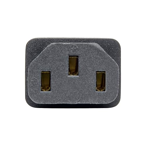 Tripp Lite Power Cord Adapter (C8 to C13 Adapter), 10A, 125V, Black (P003-000)