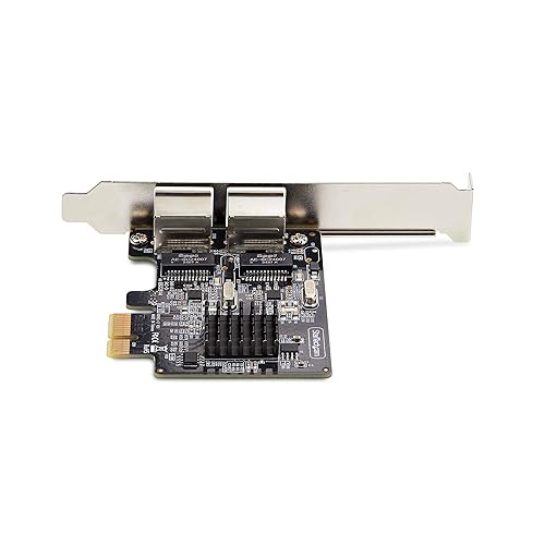 StarTech.com 2-Port Gigabit PCIe Network Adapter Card, PCI Express LAN Card, NIC, 2X Realtek RTL8111H, TAA Compliant