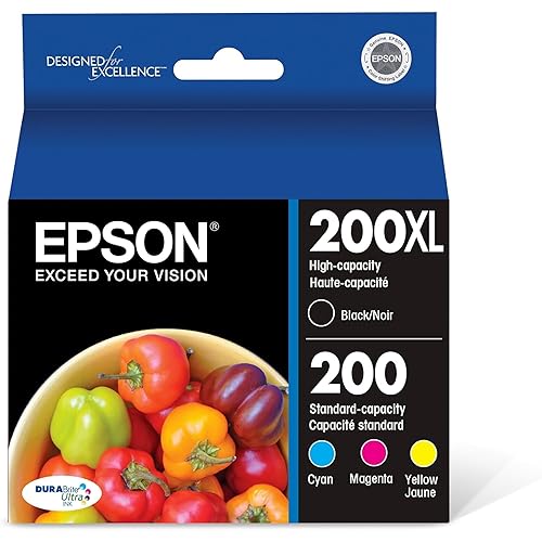 Epson T200XL-BCS DURA Ultra High Capacity Cartridge Ink Black and Colour combo pack Black and Color Combo Pack Ink