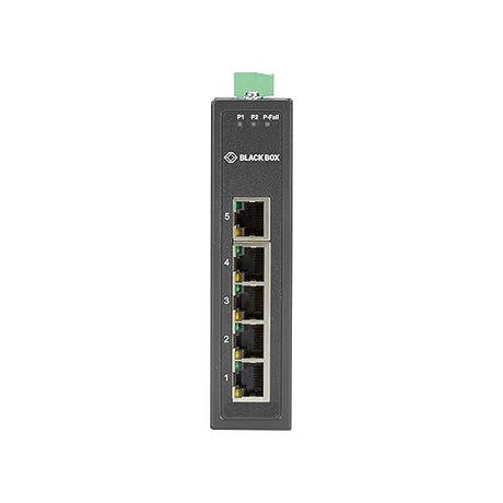 BLACK BOX CORPORATION LBH3050A 5-PORT INDUSTRIAL FAST ETHERNET