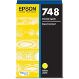EPSON 748 DURABrite Pro Ink Standard Capacity Yellow Cartridge (T748420) Works with Workforce WF-6530, WF-6590, WF-8590, WF-6090, WF-8090