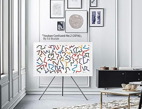 Samsung 65-inch The Frame Customizable Bezel Modern Brown (VG-SCFA65BWBZA, 2021 Model) Modern Brown 65-Inch