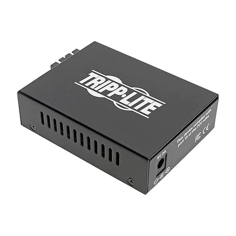 Tripp Lite Network Copper RJ45 Ethernet to Fiber SC Duplex Singlemode Cable Extender Converter, 1310nm Wavelength, Gigabit Network, Extend 12.4 Miles / 20 Km, 2-Year Warranty (N785-INT-SC-SM) Basic SC / Singlemode 1310nm