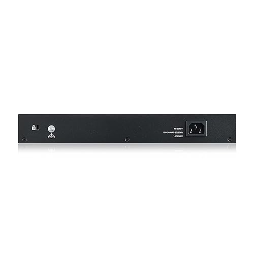 Zyxel 24-Port PoE Gigabit Switch | Smart-Managed | 12x PoE+ Ports @130W | Optional Nebula Cloud | Rackmount [GS1915-24EP] 24-Port | 12x PoE+ 170W