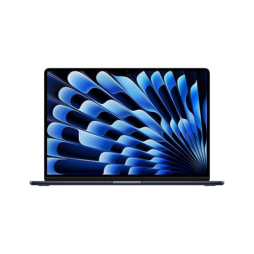 Apple 2024 MacBook Air 15-inch Laptop with M3 chip: Built for Apple Intelligence, 15.3-inch Liquid Retina Display, 16GB Unified Memory, 512GB SSD Storage; Midnight, French French 16GB Unified Memory / 512GB Storage Midnight