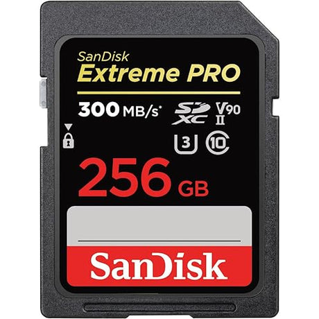 SanDisk 256GB Extreme PRO UHS-II SDXC Memory Card