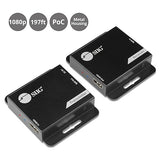 SIIG HDMI Over Cat6 Extender - 60m - 1080p (197ft) - Power Over Cable - No Driver - Plug & Play - Metal housing & Mountable (CE-H3EX01-S1)