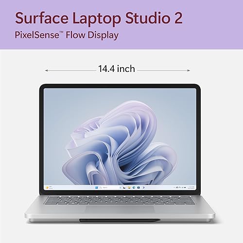 Microsoft Surface Laptop Studio 2 (2023) - 14.4 Touchscreen - Intel Core i7, 32GB RAM, NVIDIA RTX 2000 Ada, 1TB SSD, Windows 11, Platinum Color Copilot Intel i7 32 GB 1 TB NVIDIA® RTX™ 2000 Ada