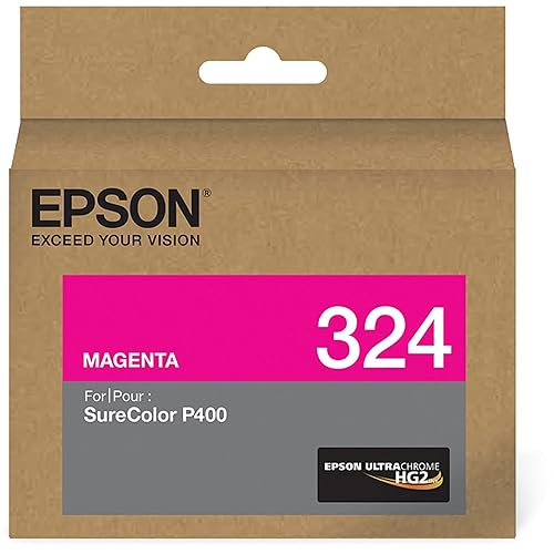 Epson T324320 324, Magenta Ink Cartridge
