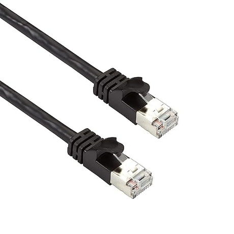 BLACK BOX CAT6APCS-035-BK CAT6A 500-MHZ STRANDED ETHERNET PATCH CABLE - SHIELDED (F/UTP), CM PVC, SLIMLINE