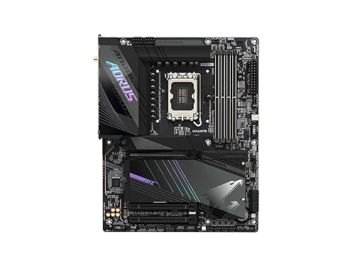 GIGABYTE Z790 AORUS PRO X WIFI7 LGA 1700 Intel Z790 X ATX Motherboard with DDR5, 5* M.2, PCIe 5.0, USB 3.2 Type-C, Wi-Fi 7, 5GbE LAN, Q-Flash Plus, EZ-Latch Plus