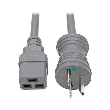 Hospital Medical Power Cord 15A 14AWG 6-15P to C19 100-250V 6ft