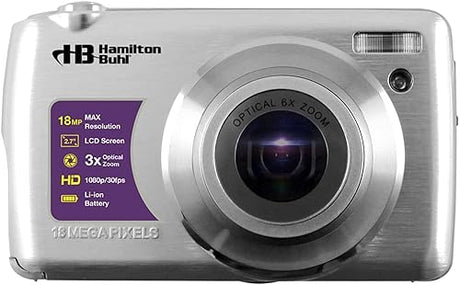 HamiltonBuhl Vivid Pro - 18 MP, 8X Optical Zoom Lens Digital Camera